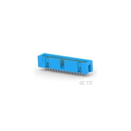 Te Connectivity Board Connector, 30 Contact(S), 2 Row(S), Male, Straight, 0.1 Inch Pitch, Solder Terminal, Locking,  3-1761603-0